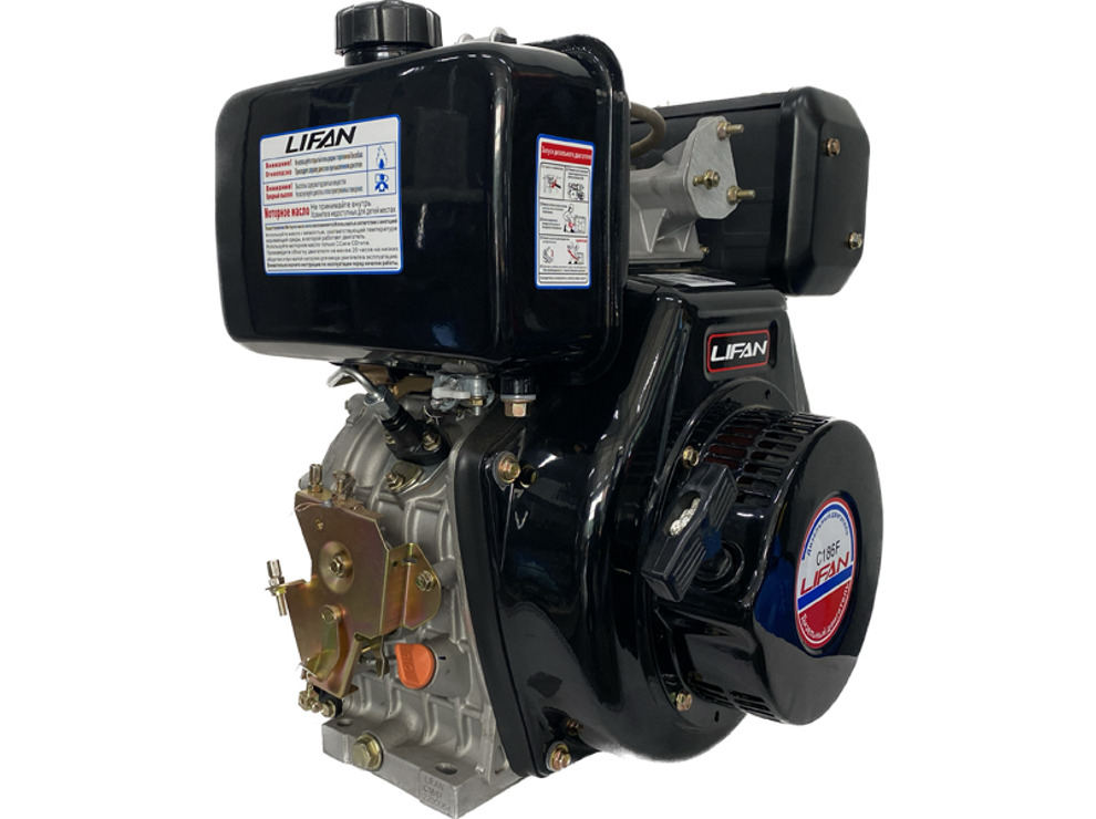 Двигатель дизельный Lifan C186F (шлицевой вал 25мм) 10 л.с