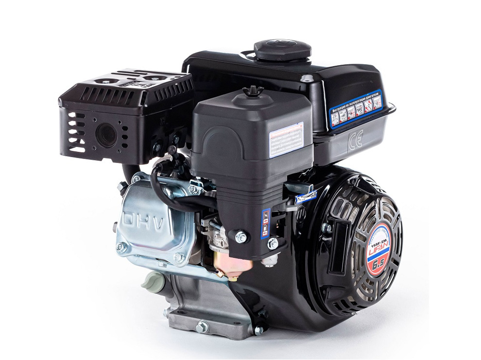 Двигатель бензиновый Lifan 168F-2M (вал 20мм под шпонку) 6.5 л.с
