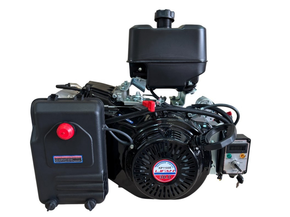 Двигатель бензиновый Lifan KP1100E (вал 25мм) 30 л.с 18А