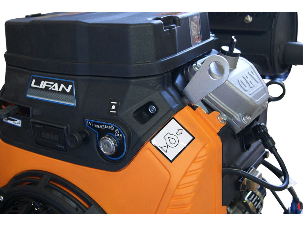 Двигатель бензиновый Lifan LF2V80F-A (вал 25мм) 29 л.с 20А