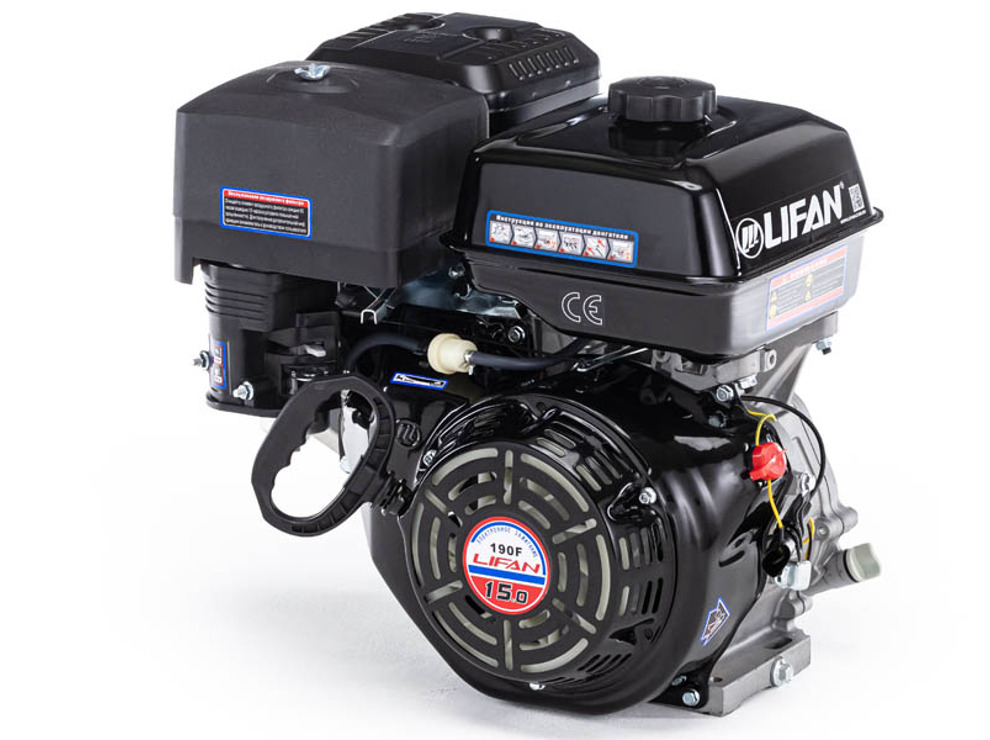 Двигатель бензиновый Lifan 190F (вал 25мм) 15 л.с