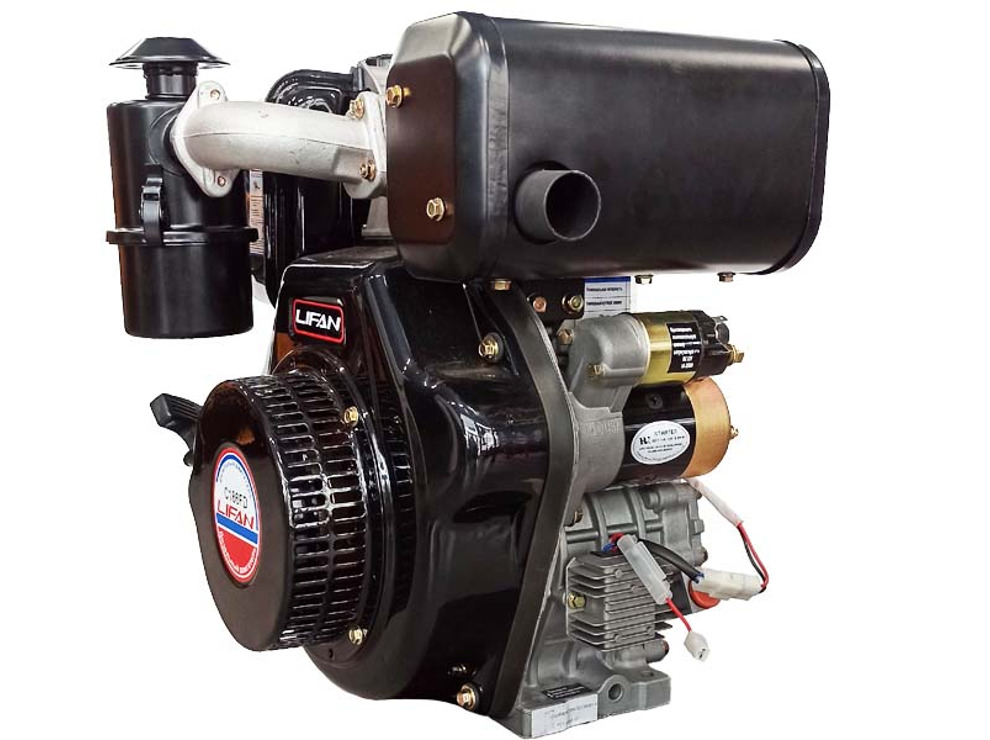 Двигатель дизельный Lifan C186F-D (вал 25мм под шпонку) 10 л.с 6А