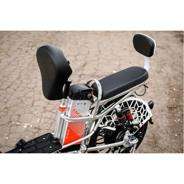 Электровелосипед AVM E-ALFA 20 Pro, серебристый