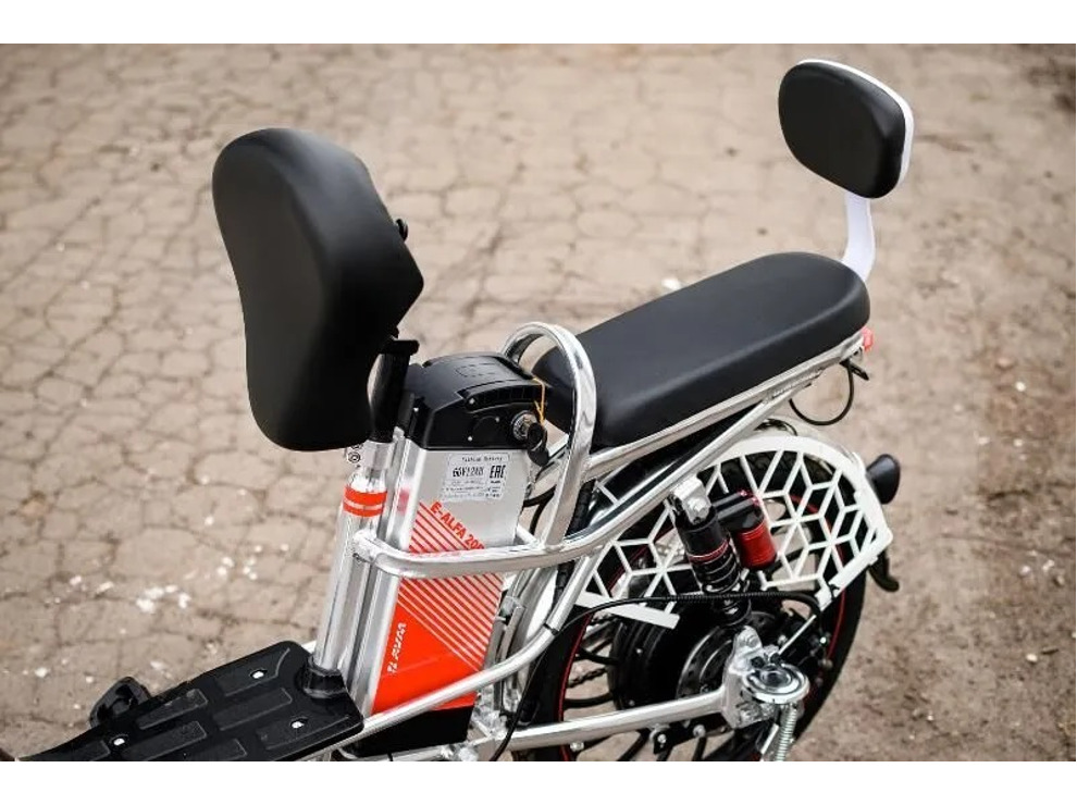 Электровелосипед AVM E-ALFA 20 Pro, серебристый