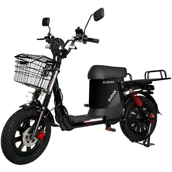 Электровелосипед AVM E-ALFA Buran, черный