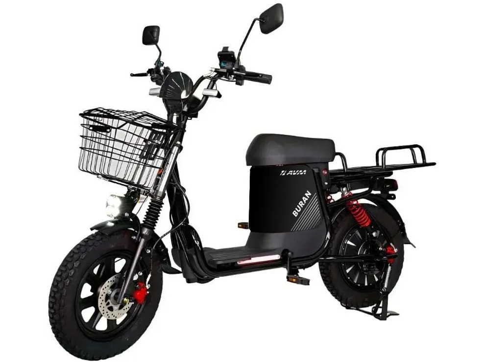 Электровелосипед AVM E-ALFA Buran, черный