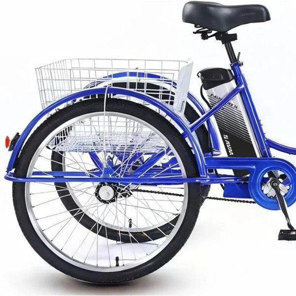Электровелосипед AVM E-ALFA TRIKE 24, синий