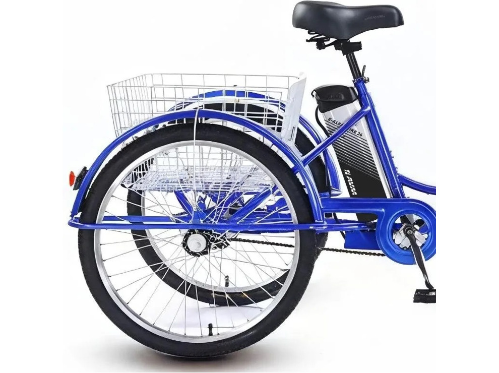 Электровелосипед AVM E-ALFA TRIKE 24, синий