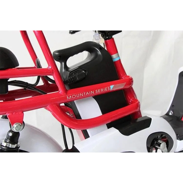 Электровелосипед AVM E-Alfa MINI, красный