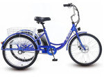 Электровелосипед AVM E-ALFA TRIKE 24, синий