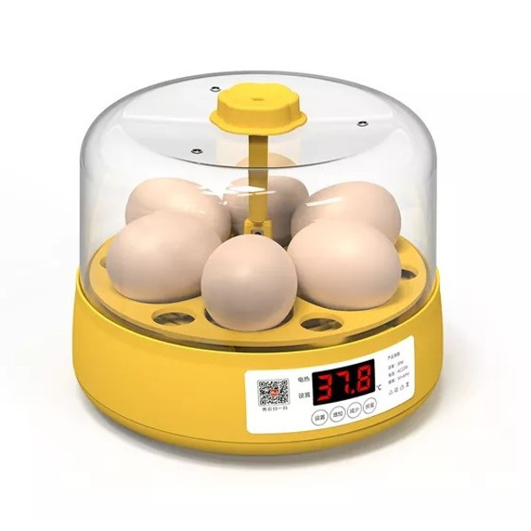 Мини инкубатор автоматический для яиц на 6 яиц