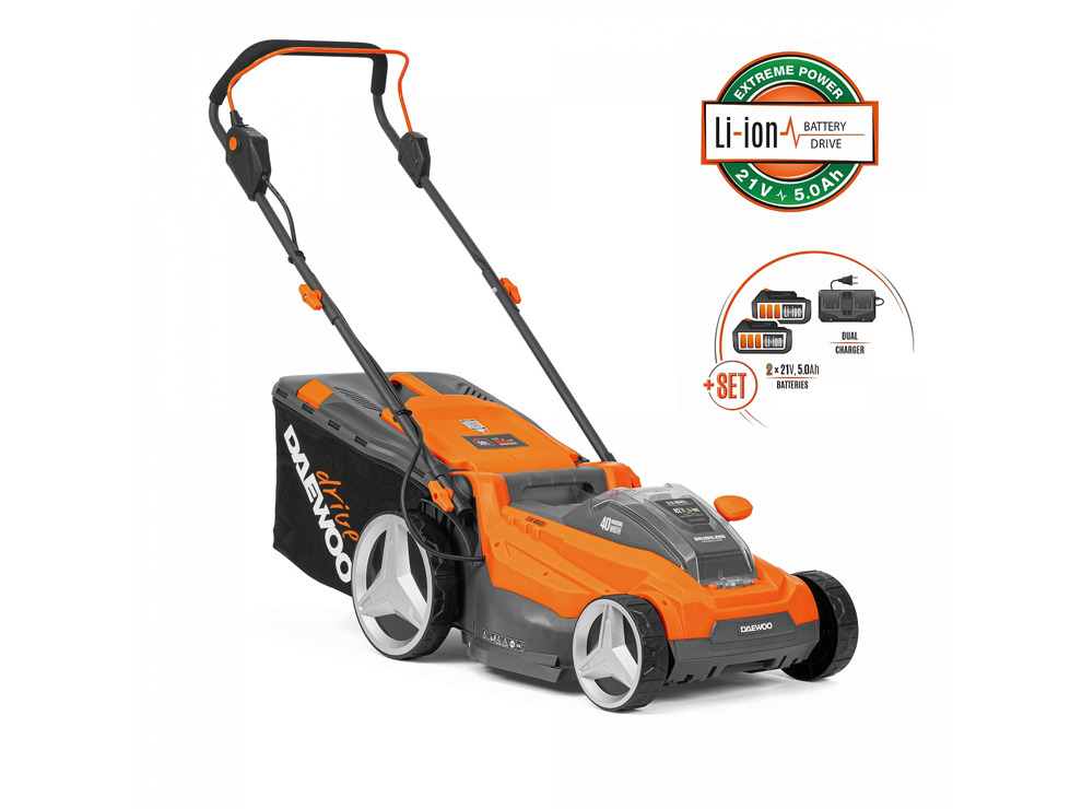 Газонокосилка аккумуляторная DAEWOO DLM 4042Li SET