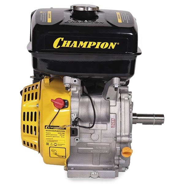 Двигатель бензиновый CHAMPION G270-1HK (9л.с., 25,4 мм, шпонка)
