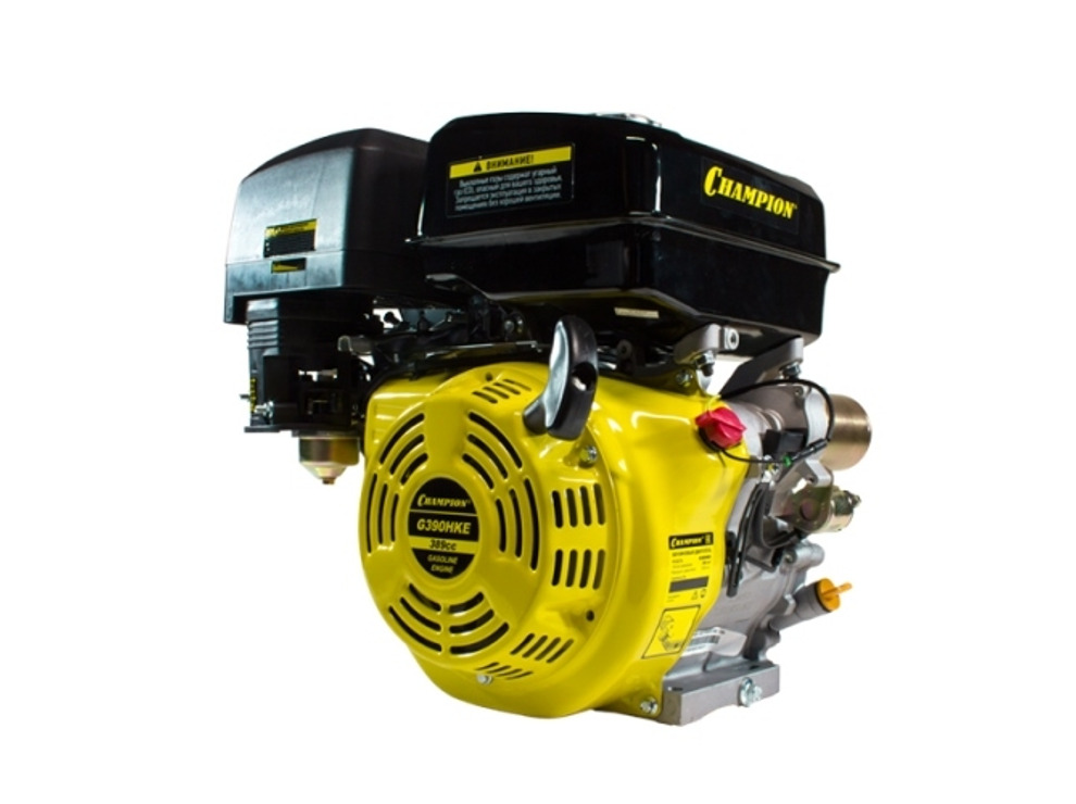 Двигатель бензиновый Champion G390HKЕ (13л.с., 25,4 мм, шпонка)
