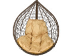 Кресло подвесное BiGarden Tropica Brown BS (без стойки, бежевая подушка)