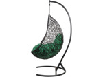 Кресло подвесное BiGarden Easy Black (зеленая подушка)