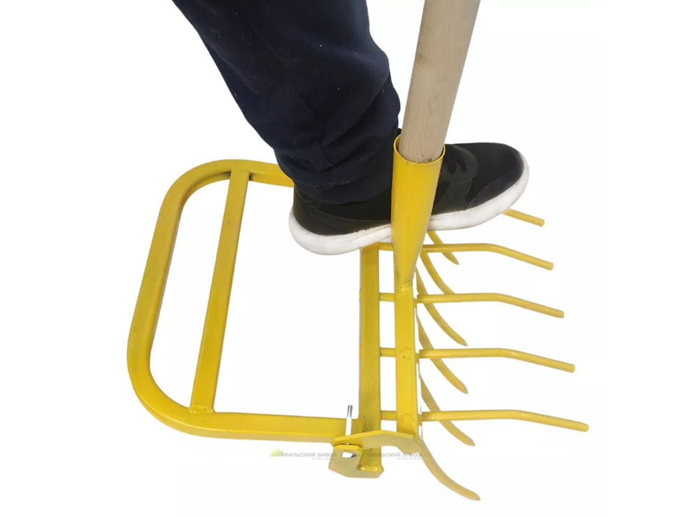 Садово-огородный рыхлитель "ЗЕМЛЕКОП КОВАНЫЙ-6"