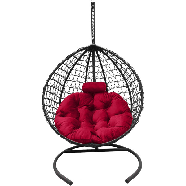 Подвесное кресло Кокон Капля Премиум (красный)