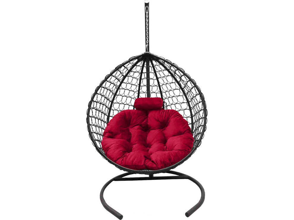 Подвесное кресло Кокон Капля Премиум (красный)