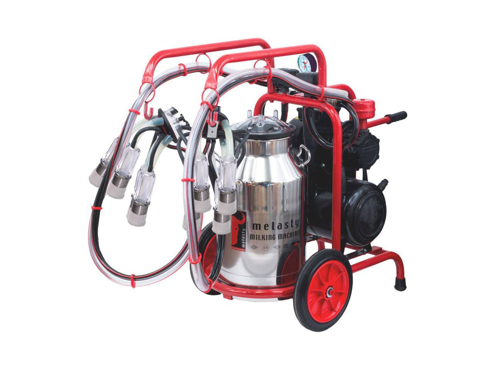 Доильный аппарат Melasty TK 2-PS до 20 коров в час (передвижной, силикон)