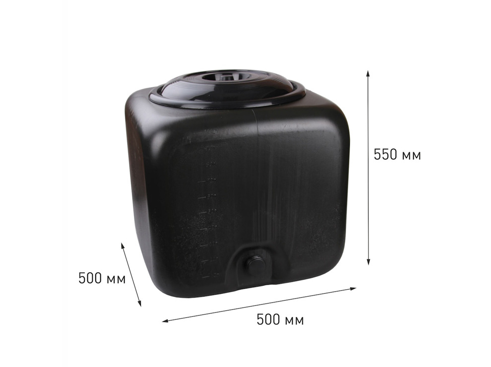 Бак для душа Альтернатива квадратный, 100 л