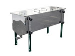 Стол для распечатки сот с крышкой, 1500 мм, нержавейка