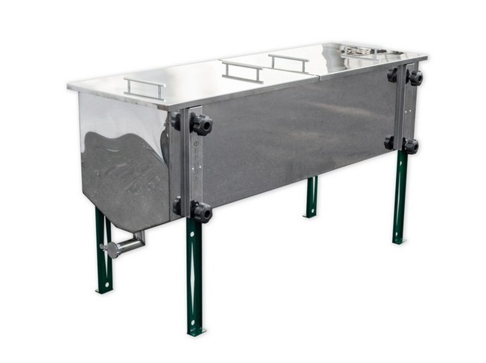 Стол для распечатки сот с крышкой, 1500 мм, нержавейка