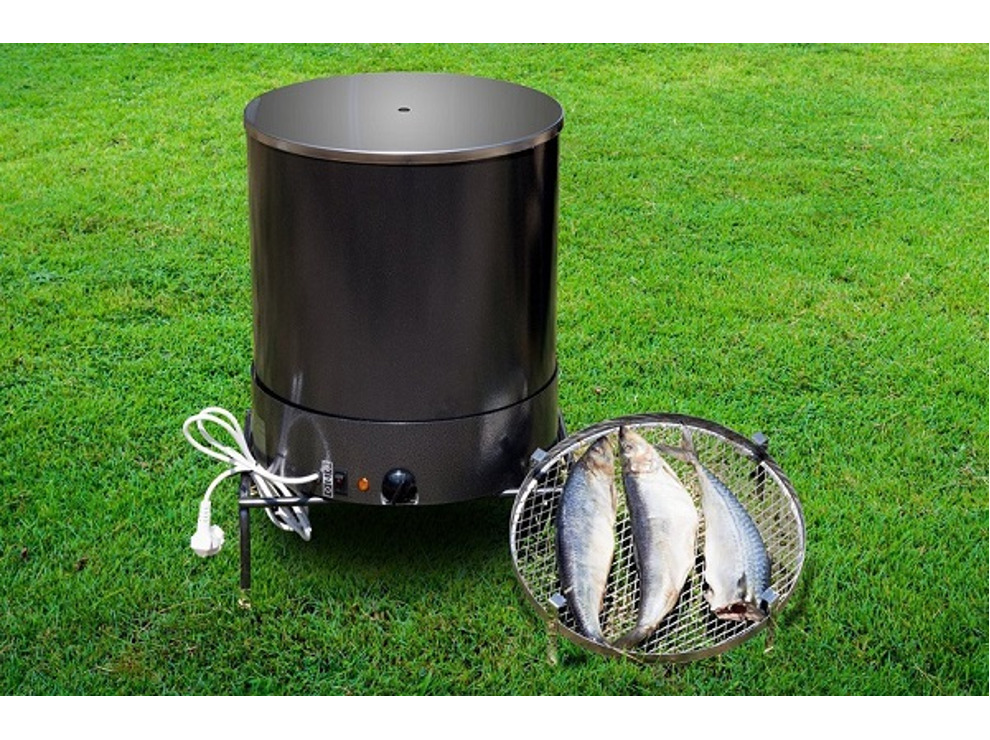 Электрокоптильня "Элвин" ЭКУ "Комби" (поддоны из нержавейки)