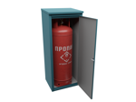 Шкаф для 1 газового баллона Steel-expert (50л) с пропаном (окрашен)