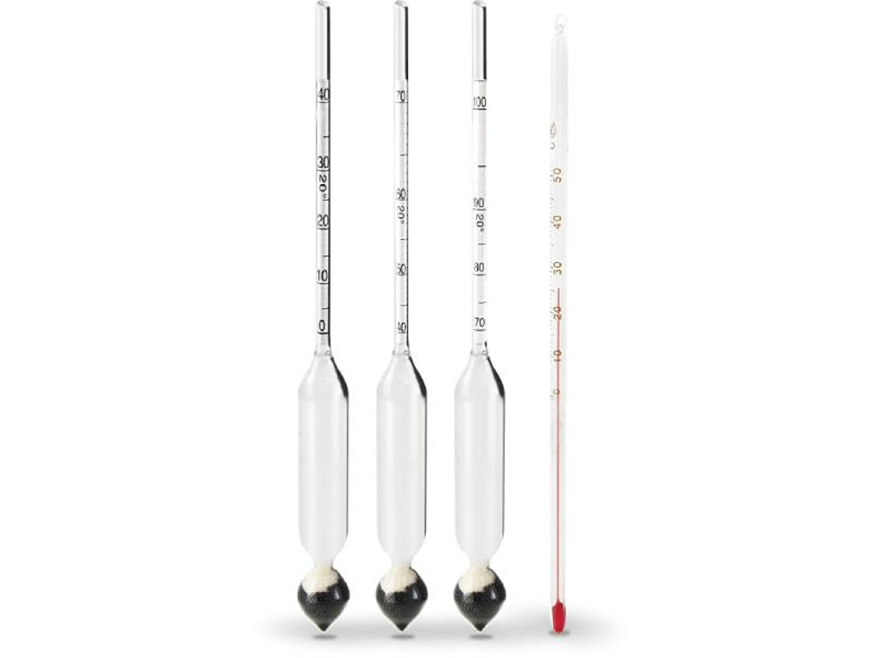 Набор ареометров (0-40,40-70,70-100)