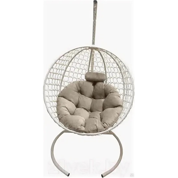 Подвесное кресло Кокон Круглое Стандарт (бежевый)