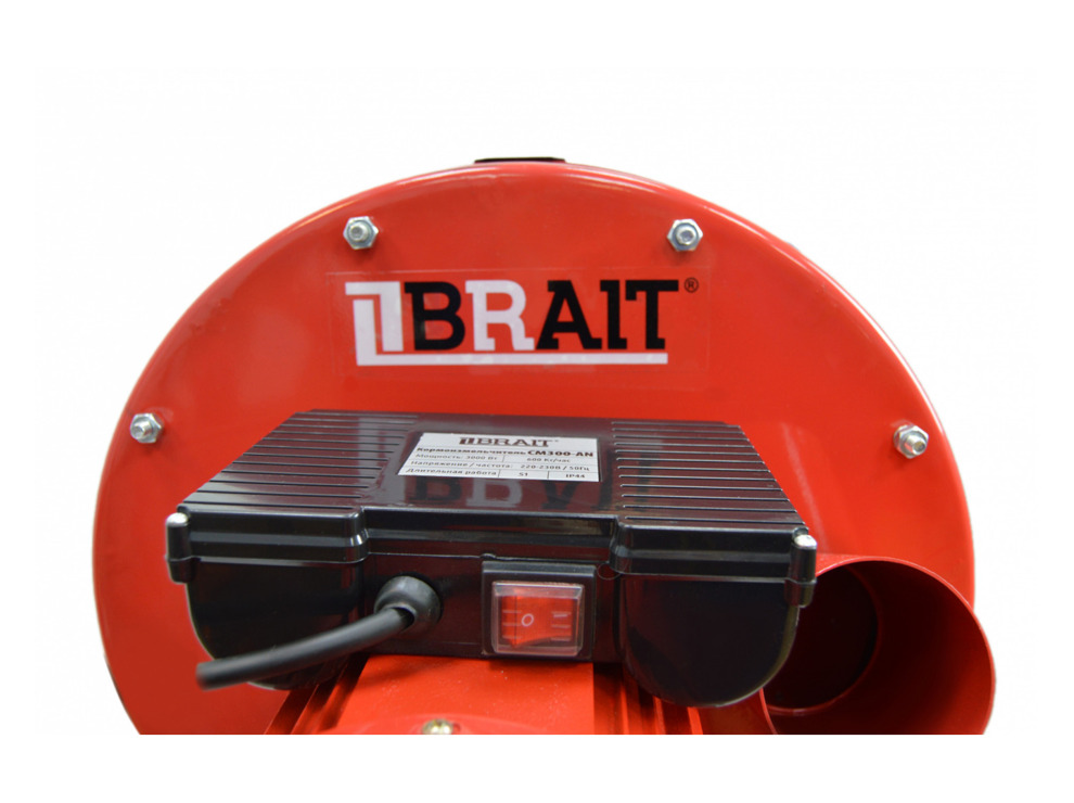 Измельчитель Brait СМ3000-AN 3000Вт (зерно, початки кукурузы) Молотковый РОТОР