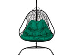 Кресло подвесное BiGarden Primavera Black (зеленая подушка)