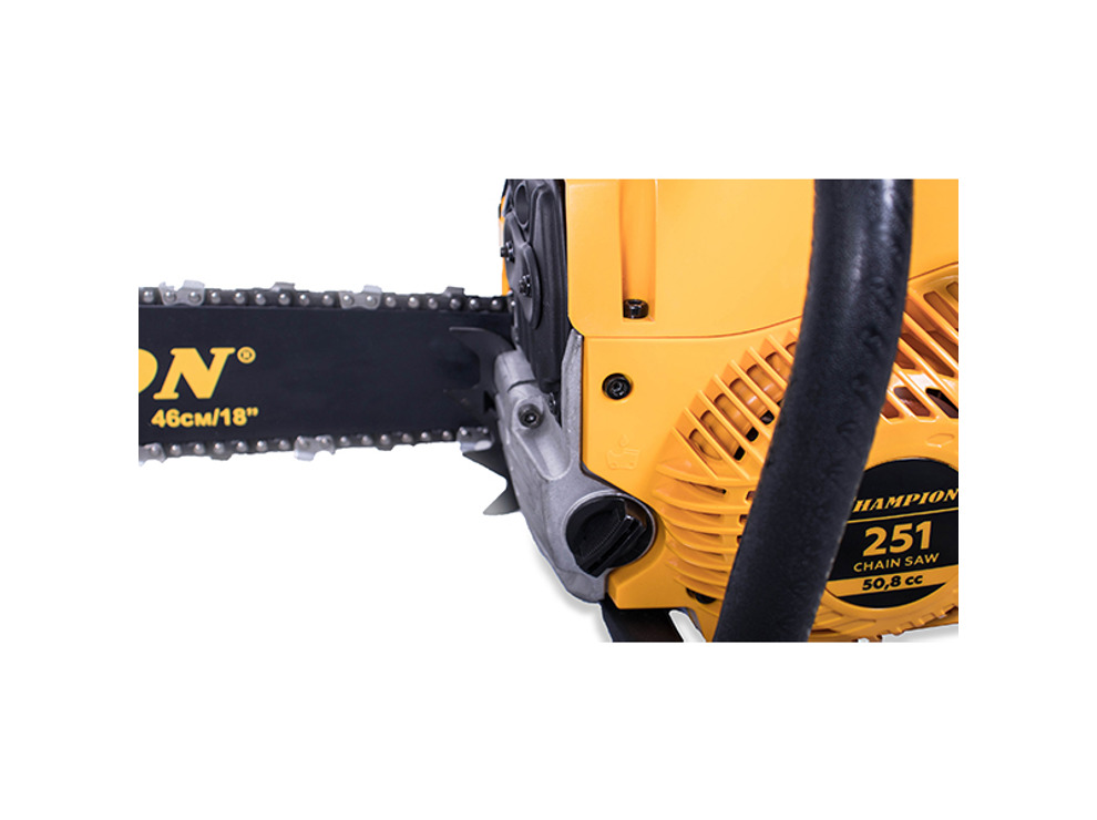 Бензиновая цепная пила Champion 251-18, 2,3 кВт., 18"/450 мм, 12500 об/мин, легкий старт