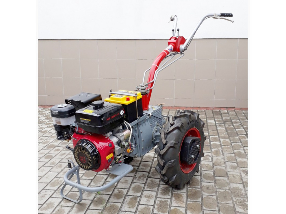 Мотоблок Мотор Сич МБ-13Е с двигателем Loncin G390FD (13 л.с., электростартер, аккумулятор)