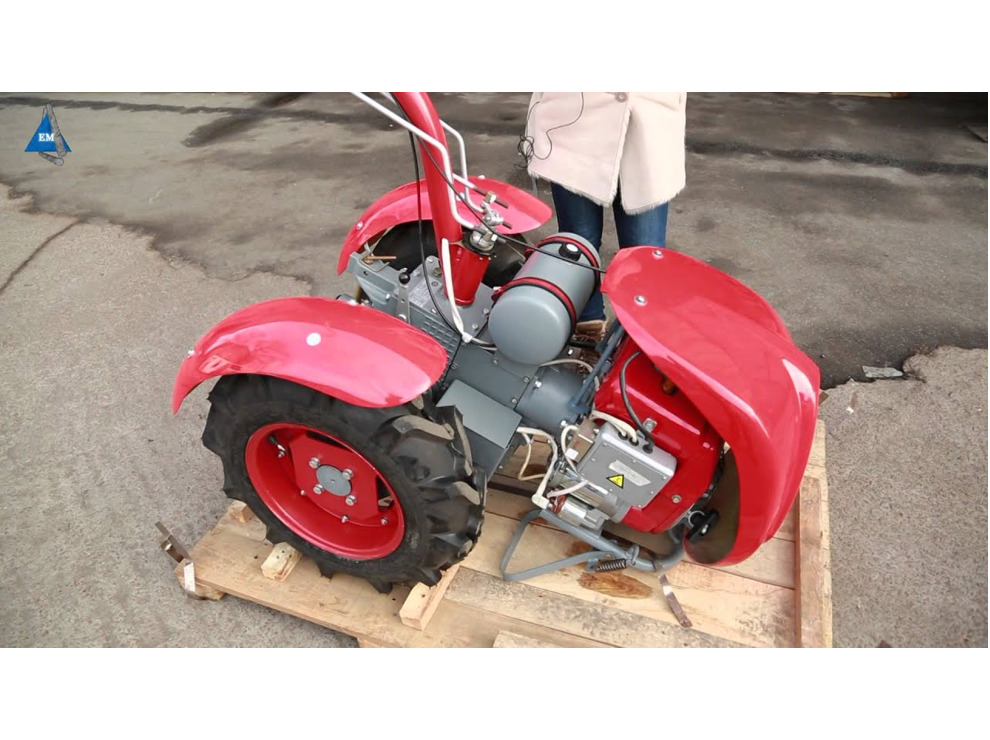 Мотоблок Мотор Сич МБ-20Е с двигателем Loncin LC192FD (электростартер, 8 л.с.)