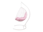 Кресло подвесное BiGarden Kokos White (розовая подушка)