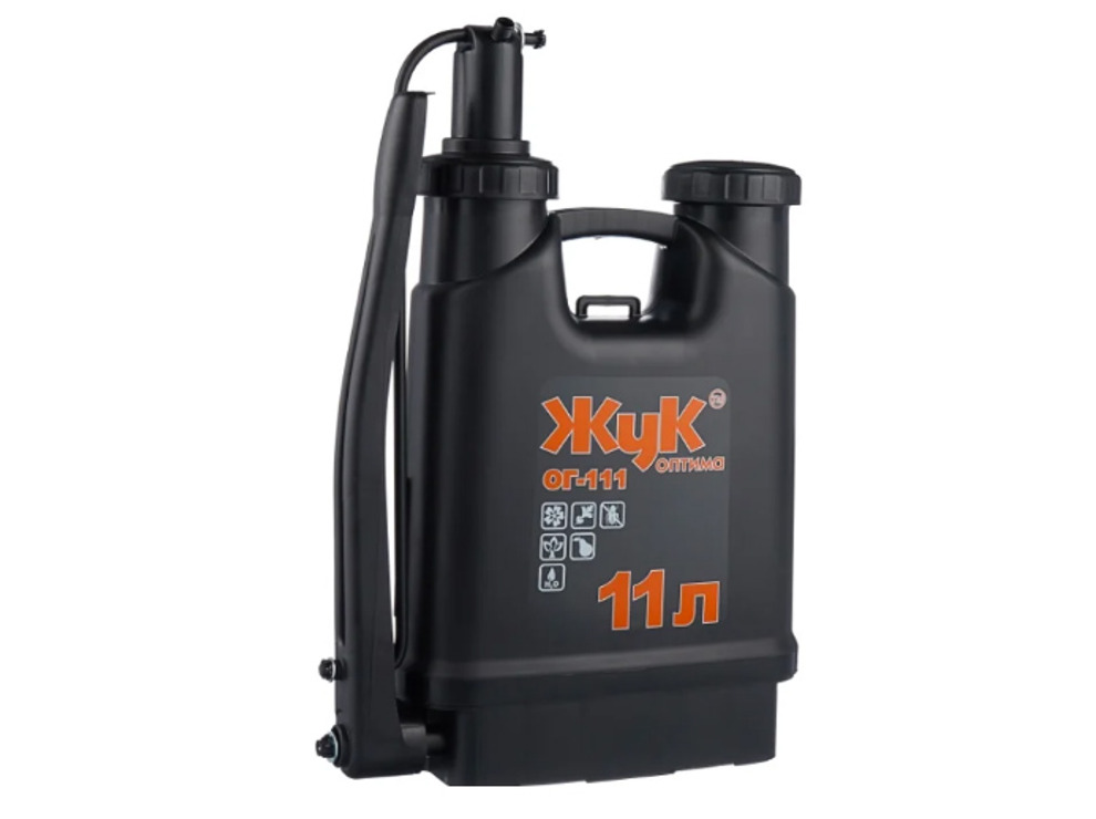Опрыскиватель компрессионный Жук оптима 11л, ранцевый, трансформируется под правую/ левую руку