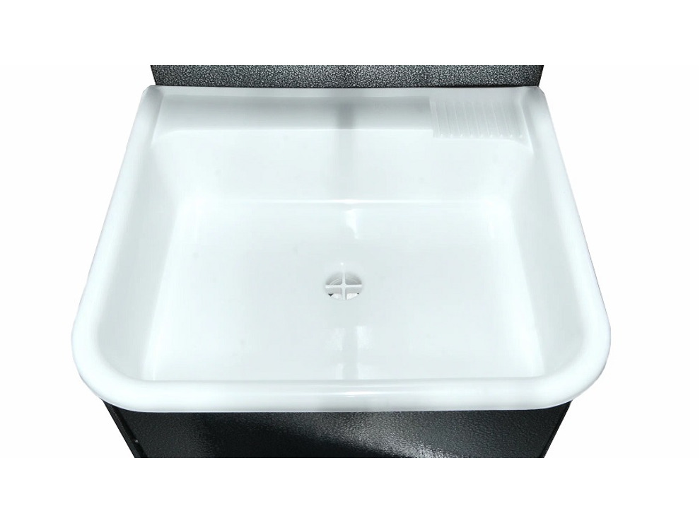 Умывальник "Весна" мини с ЭВН (мойка пластик, серебро)