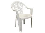 Пластиковый стул (кресло, белое)