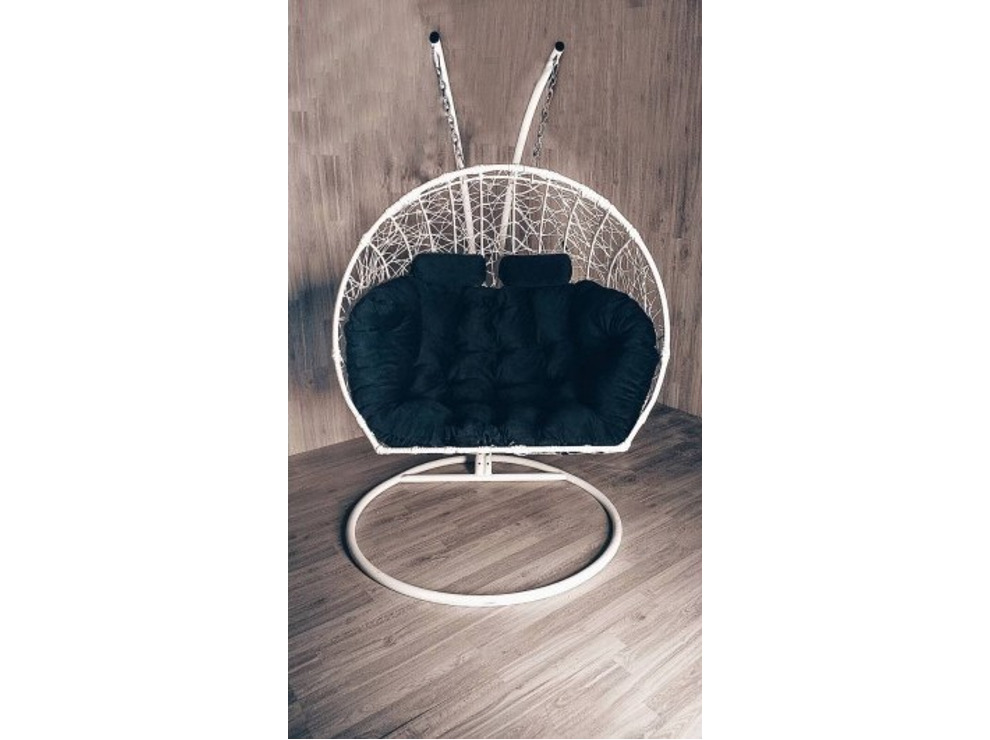 Подвесное кресло Кокон Дабл (чёрный)