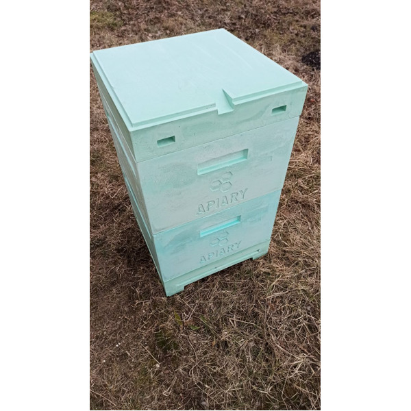 Улей ППУ Дадан 12-рамочный (2 корпуса Дадан), Пенополиуретан