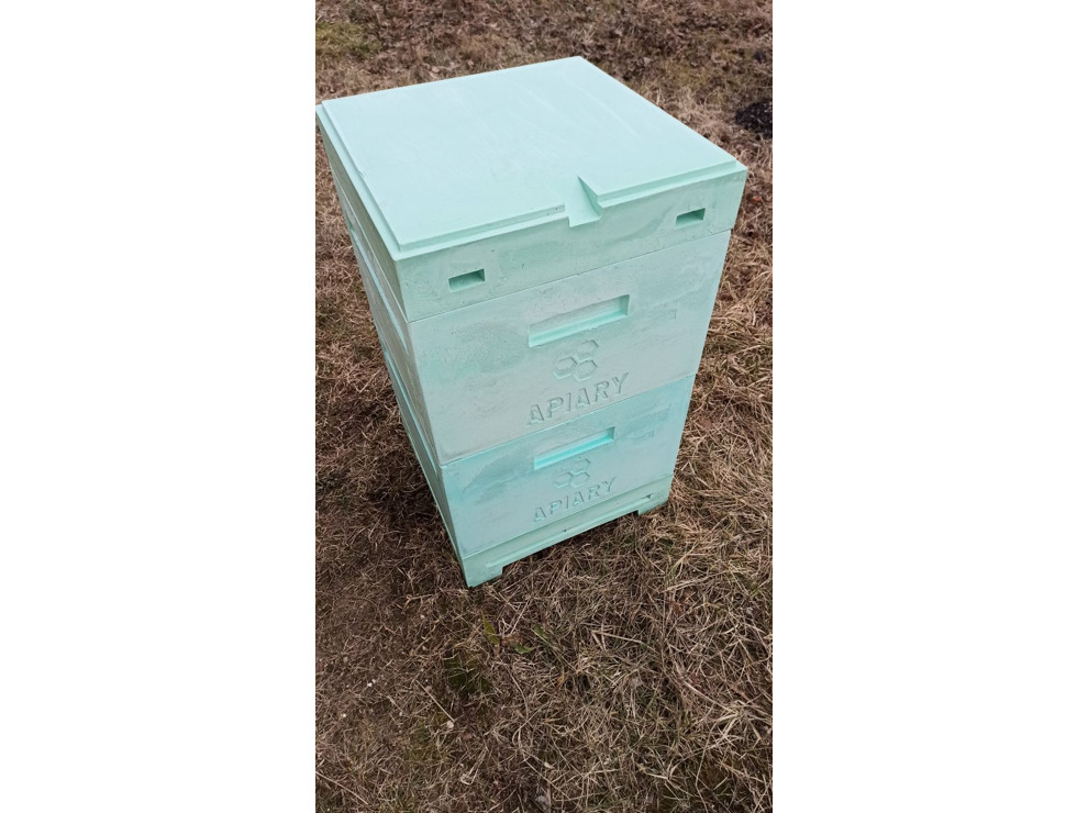 Улей ППУ Дадан 12-рамочный (2 корпуса Дадан), Пенополиуретан