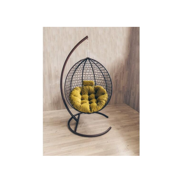 Подвесное кресло Кокон Капля Премиум (зелёный)