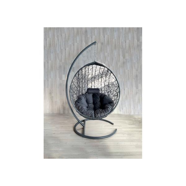 Подвесное кресло Кокон Капля Стандарт (серый)