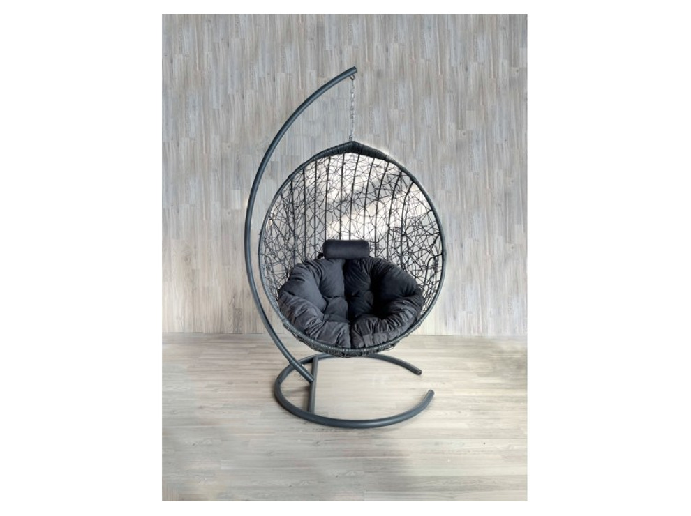 Подвесное кресло Кокон Капля Стандарт (серый)