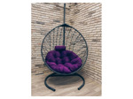 Подвесное кресло Кокон Капля Стандарт (фиолетовый)