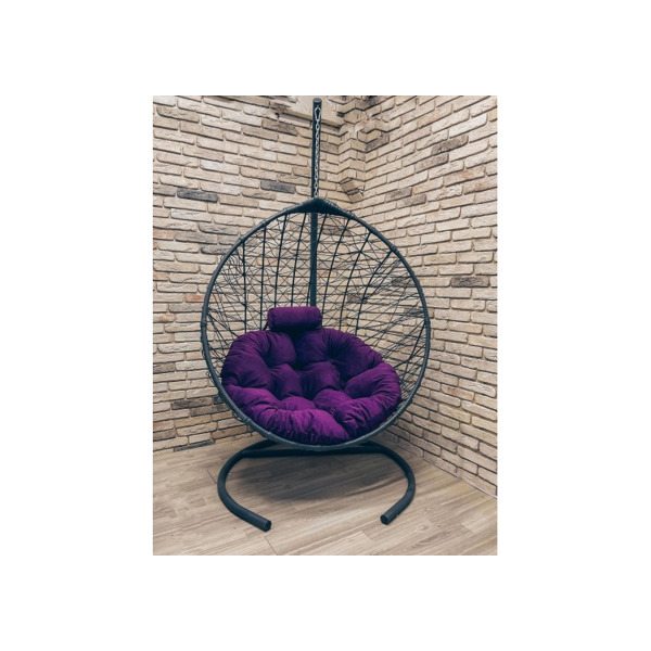 Подвесное кресло Кокон Капля Стандарт (фиолетовый)