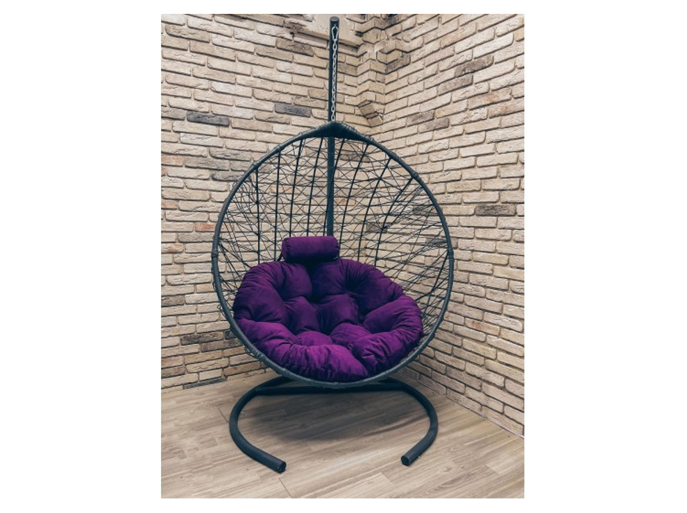 Подвесное кресло Кокон Капля Стандарт (фиолетовый)
