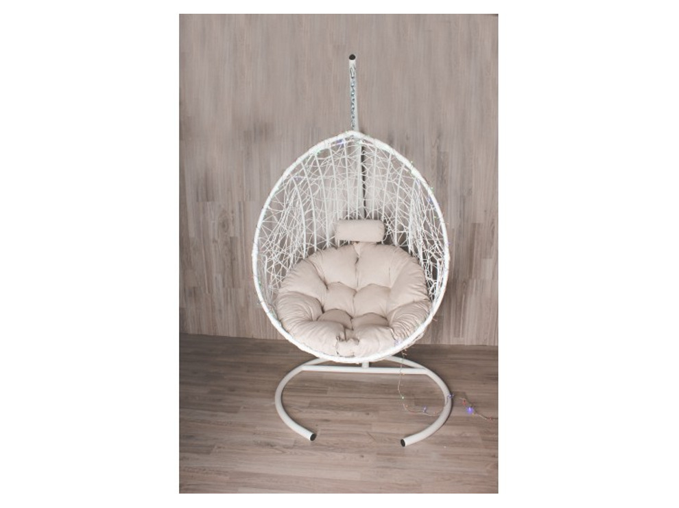 Подвесное кресло Кокон Капля Стандарт (бежевый)